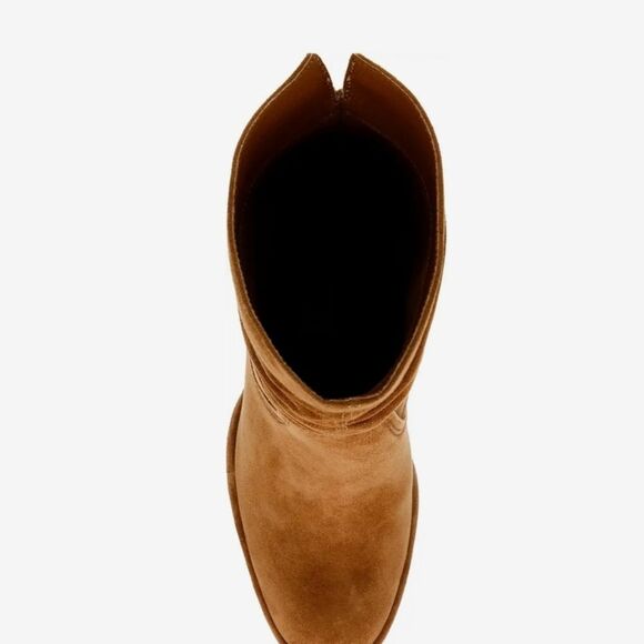 Steve Madden Vector Slouch Bootie- Chestnut Suede - Picture 5 of 13